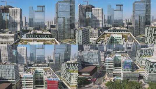 微众银行深圳湾科技生态园高清在线视频素材下载