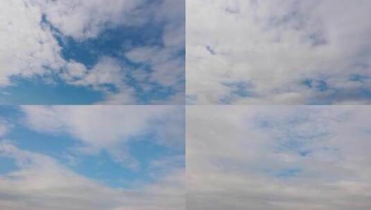 4Ｋ蓝天白云延时自然风景摄影高清在线视频素材下载