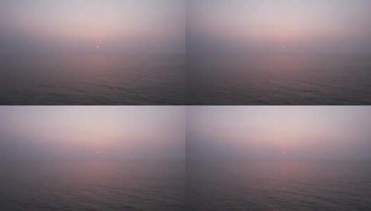 海上日出航拍视频高清在线视频素材下载