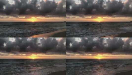海边 高清晰度 横拍 自然风光 度假高清在线视频素材下载