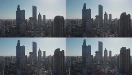 4k 航拍无锡城市建筑景观高清在线视频素材下载