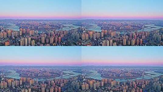 重庆城市航拍空境高清在线视频素材下载
