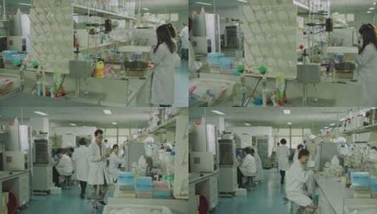 医药化学实验室场景实拍素材高清在线视频素材下载