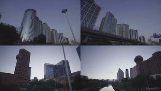 4K北京中国尊CBD城市夜景高清在线视频素材下载