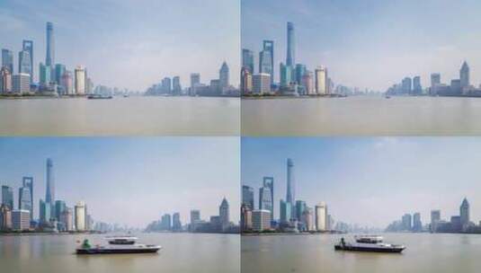 中国上海城市景观高清在线视频素材下载