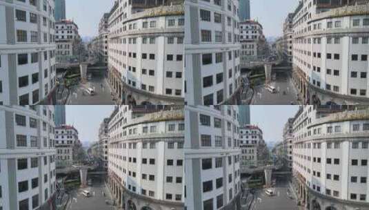 广州人民高架路航拍高清在线视频素材下载