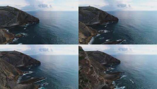 令人惊叹的海崖高清在线视频素材下载