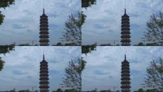 奉贤海湾旅游区 寺庙 寺院 庙 宗教高清在线视频素材下载