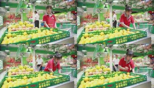 超市 便利店 购物高清在线视频素材下载