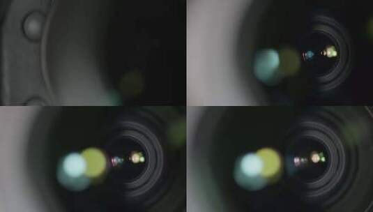 单反相机镜头镀膜反光摄影高清在线视频素材下载