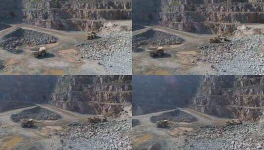 航拍矿场采矿高清在线视频素材下载
