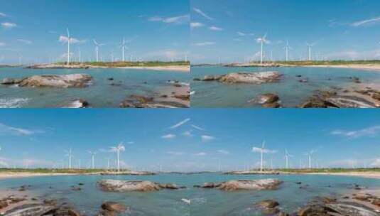 海边风车8K高清在线视频素材下载