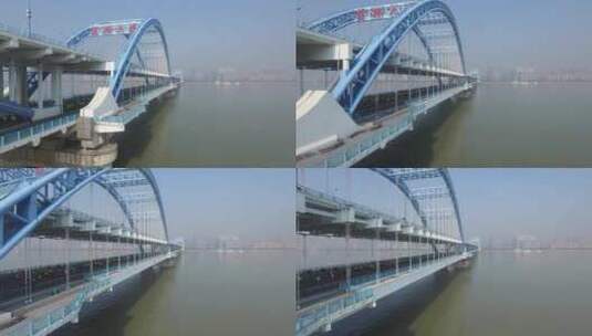 杭州马拉松 复兴大桥高清在线视频素材下载