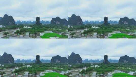 广西桂林山水高清在线视频素材下载