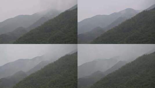 风起云涌的山林高清在线视频素材下载