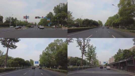 马路汽车行驶的路上高清在线视频素材下载