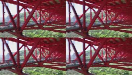 矮寨大桥内部高清在线视频素材下载
