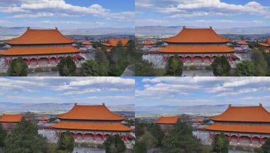 云南省大理石大理古城崇圣寺高清在线视频素材下载
