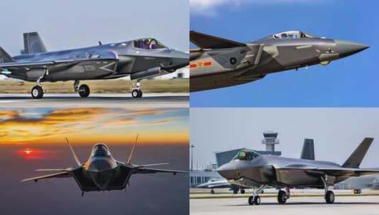 合集-空军现代战机空中巡航高清在线视频素材下载