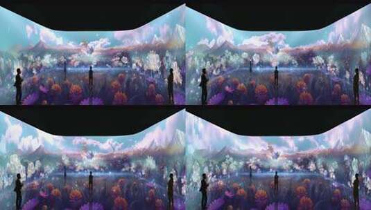山海经-诸怀沉浸式空间效果高清在线视频素材下载