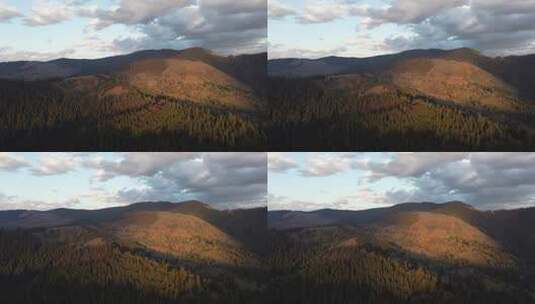 美丽的山丘景观高清在线视频素材下载