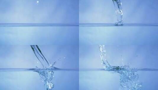 慢动作镜头-清新的水流高清在线视频素材下载