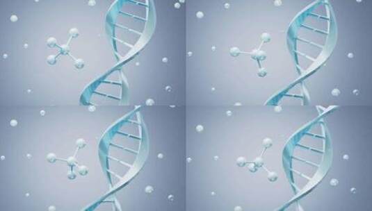 DNA 和分子结构高清在线视频素材下载