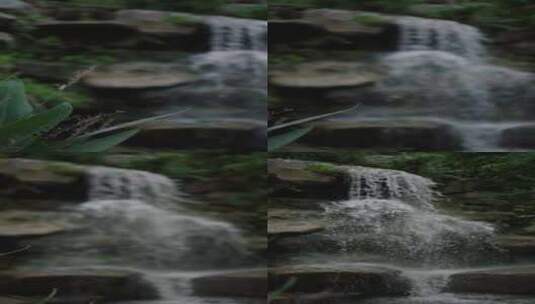 小瀑布流水高清在线视频素材下载