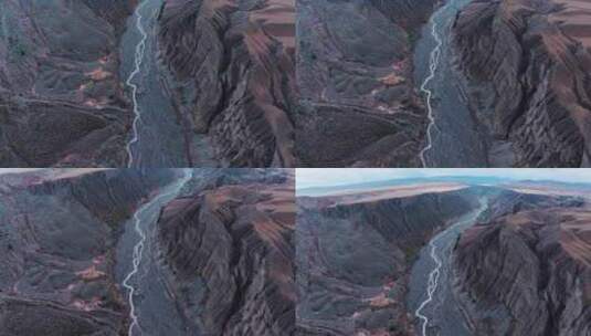 新疆安集海大峡谷高清在线视频素材下载