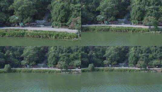 武汉东湖刘备郊天台航拍高清在线视频素材下载