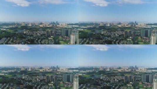 广州番禺城市航拍高清在线视频素材下载