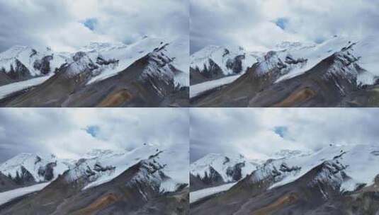 新疆雪山高清在线视频素材下载