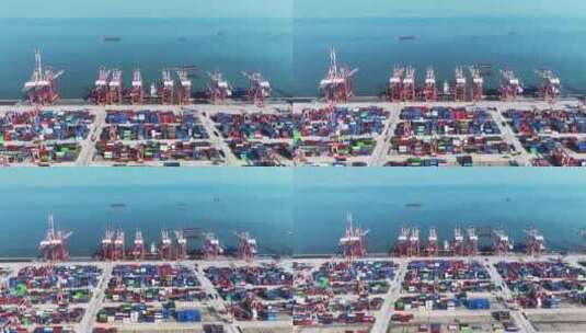 国际港口码头高清在线视频素材下载