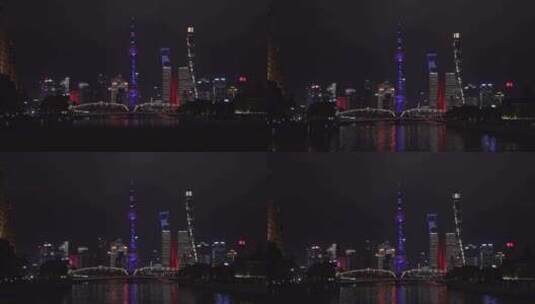 上海外滩夜景高清在线视频素材下载