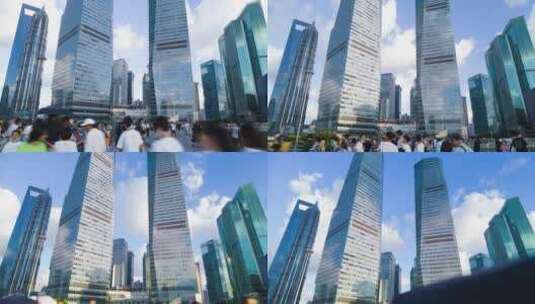 大气上海城市延时高清在线视频素材下载