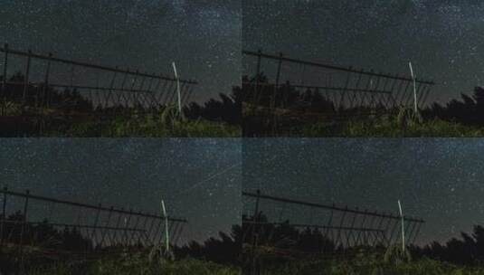 繁星点点的夜空高清在线视频素材下载