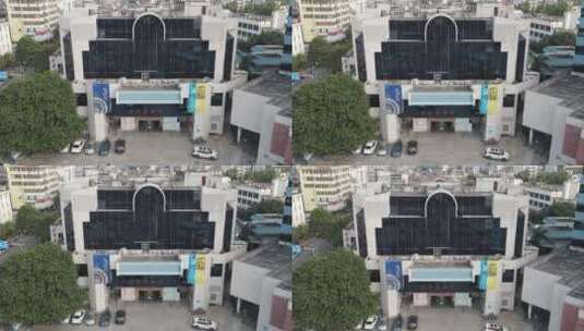 航拍东莞城市建筑高清在线视频素材下载