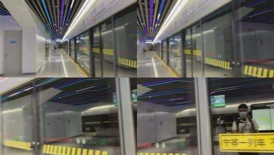 地铁月台高清在线视频素材下载