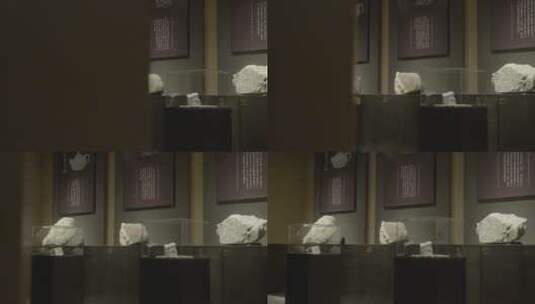 玉文化博物馆玉石文化展示LOG高清在线视频素材下载