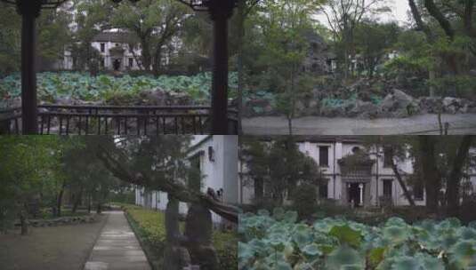 南浔古镇嘉业藏书楼建筑4K实拍视频高清在线视频素材下载