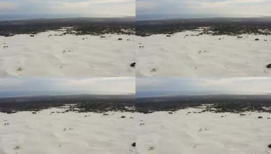 航拍的沙丘景观高清在线视频素材下载