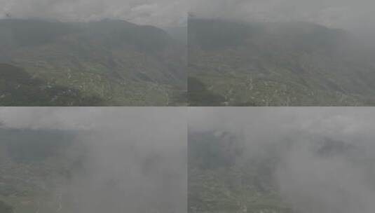云里的大山高清在线视频素材下载