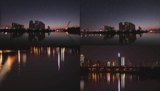 1080洪山桥夜景高清在线视频素材下载