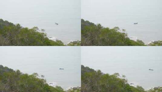 树林森林海滩海浪大海海滨海边沙滩高清在线视频素材下载