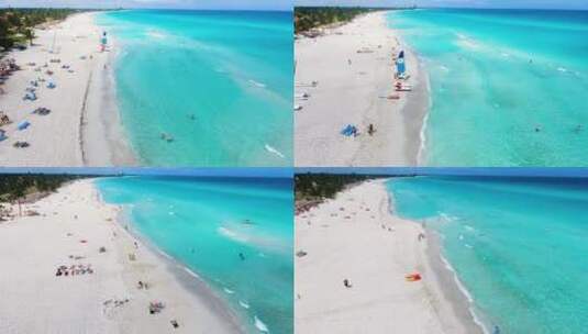 4K海岸海滩沙滩海洋度假风景海岛高清在线视频素材下载