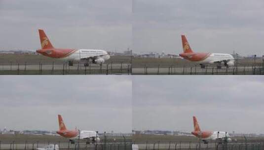 4K飞机降落低飞航空公司宣传片高清在线视频素材下载