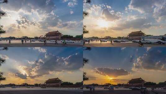 祖国首都北京天安门高清在线视频素材下载