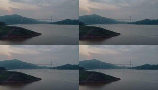 长江边岛高清在线视频素材下载
