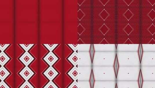 013 4K时尚红色几何色块动感背景高清在线视频素材下载