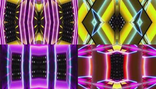 动感霓虹夜店VJ素材高清在线视频素材下载